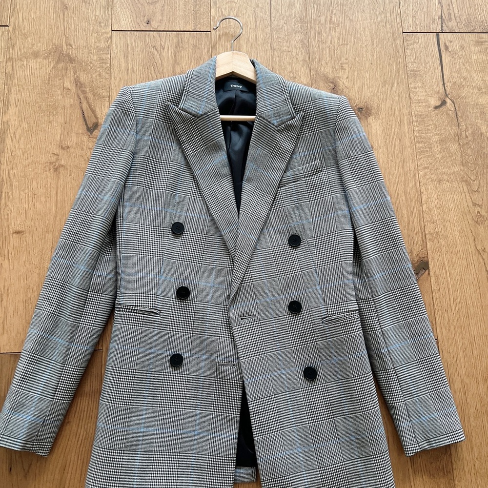 Theory Gray Sport Coats & Blazers